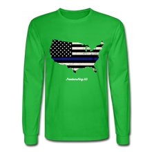 Load image into Gallery viewer, BLUE LINE USA - Men&#39;s Long Sleeve T-Shirt - bright green
