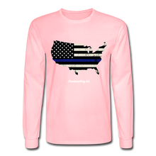 Load image into Gallery viewer, BLUE LINE USA - Men&#39;s Long Sleeve T-Shirt - pink
