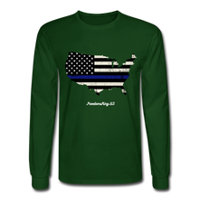 Load image into Gallery viewer, BLUE LINE USA - Men&#39;s Long Sleeve T-Shirt - forest green
