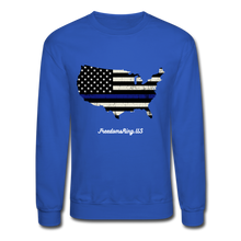 Load image into Gallery viewer, BLUE LINE USA - Crewneck Sweatshirt - royal blue
