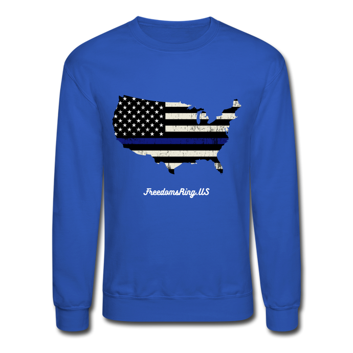 BLUE LINE USA - Crewneck Sweatshirt - royal blue