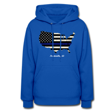 Load image into Gallery viewer, BLUE LINE USA - Women&#39;s Hoodie - royal blue
