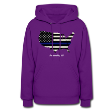 Load image into Gallery viewer, BLUE LINE USA - Women&#39;s Hoodie - purple
