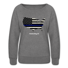 Load image into Gallery viewer, BLUE LINE USA - Women’s Crewneck Sweatshirt - heather gray
