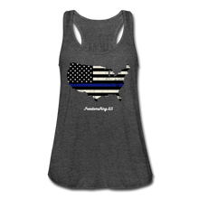 Load image into Gallery viewer, BLUE LINE USA - Women&#39;s Flowy Tank Top by Bella - deep heather
