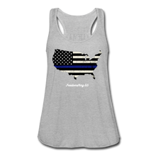 Load image into Gallery viewer, BLUE LINE USA - Women&#39;s Flowy Tank Top by Bella - heather gray
