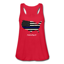 Load image into Gallery viewer, BLUE LINE USA - Women&#39;s Flowy Tank Top by Bella - red
