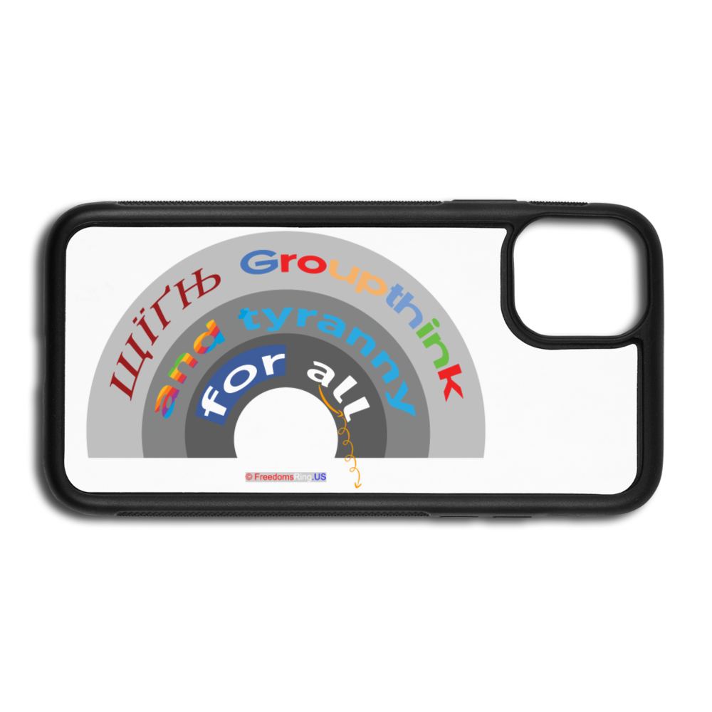 GROUPTHINK RAINBOW - iPhone 11 Case - white/black