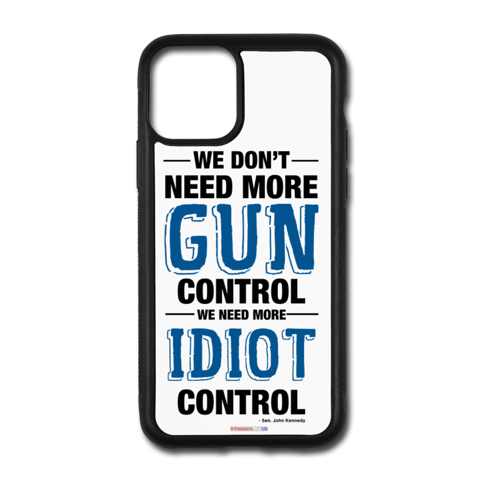 MORE IDIOT CONTROL - iPhone 11 Pro Case - white/black