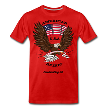 Load image into Gallery viewer, AMERICAN SPIRIT - Men&#39;s Premium T-Shirt - red
