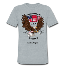 Load image into Gallery viewer, AMERICAN SPIRIT - Unisex Tri-Blend T-Shirt - heather gray
