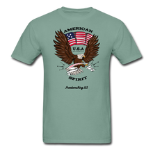 Load image into Gallery viewer, AMERICAN SPIRIT - Unisex ComfortWash Garment Dyed T-Shirt - seafoam green
