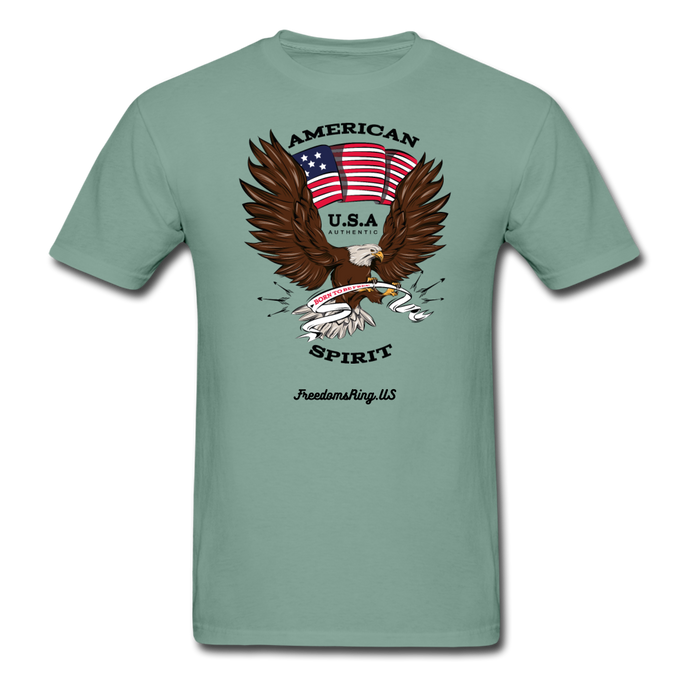 AMERICAN SPIRIT - Unisex ComfortWash Garment Dyed T-Shirt - seafoam green