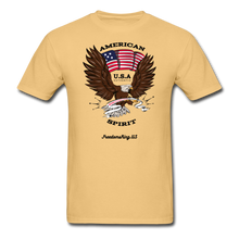 Load image into Gallery viewer, AMERICAN SPIRIT - Unisex ComfortWash Garment Dyed T-Shirt - light yellow
