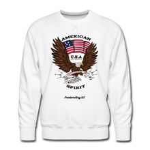 Load image into Gallery viewer, AMERICAN SPIRIT - Men’s Premium Sweatshirt - white
