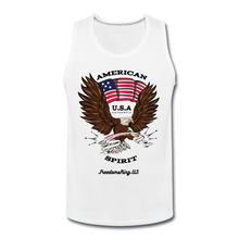 Load image into Gallery viewer, AMERICAN SPIRIT - Men’s Premium Tank - white
