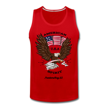 Load image into Gallery viewer, AMERICAN SPIRIT - Men’s Premium Tank - red
