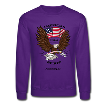 Load image into Gallery viewer, AMERICAN SPIRIT - Crewneck Sweatshirt - purple
