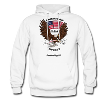 Load image into Gallery viewer, AMERICAN SPIRIT - Men&#39;s Hoodie - white
