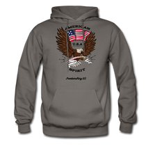 Load image into Gallery viewer, AMERICAN SPIRIT - Men&#39;s Hoodie - asphalt gray
