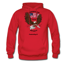 Load image into Gallery viewer, AMERICAN SPIRIT - Men&#39;s Hoodie - red
