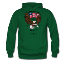 Load image into Gallery viewer, AMERICAN SPIRIT - Men&#39;s Hoodie - forest green
