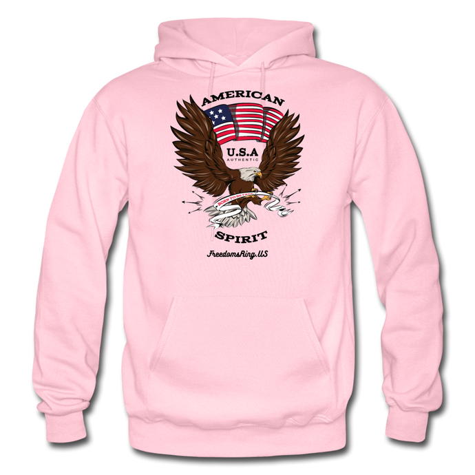 AMERICAN SPIRIT - Gildan Heavy Blend Adult Hoodie - light pink