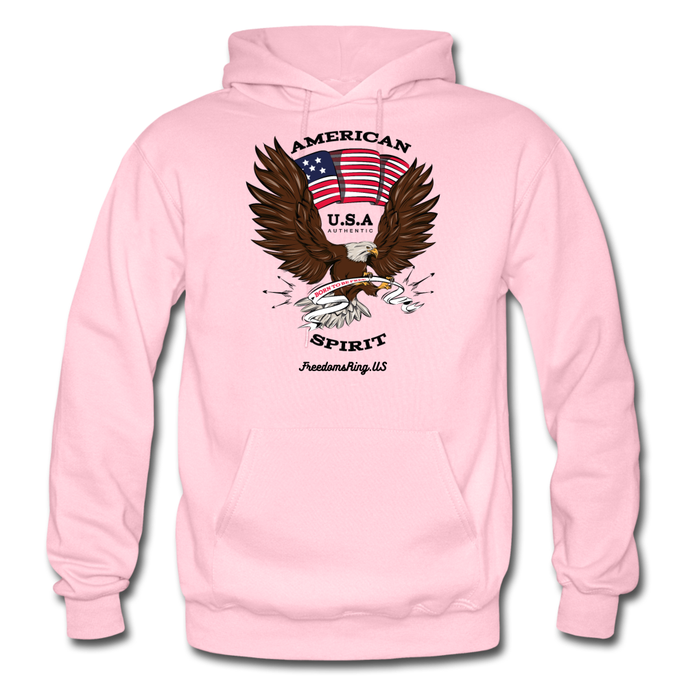 AMERICAN SPIRIT - Gildan Heavy Blend Adult Hoodie - light pink