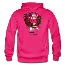 Load image into Gallery viewer, AMERICAN SPIRIT - Gildan Heavy Blend Adult Hoodie - fuchsia
