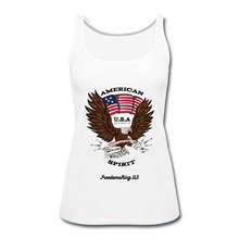 Load image into Gallery viewer, AMERICAN SPIRIT - Women’s Premium Tank Top - white
