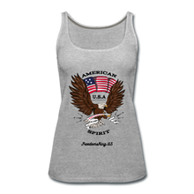 Load image into Gallery viewer, AMERICAN SPIRIT - Women’s Premium Tank Top - heather gray
