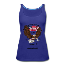 Load image into Gallery viewer, AMERICAN SPIRIT - Women’s Premium Tank Top - royal blue
