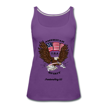 Load image into Gallery viewer, AMERICAN SPIRIT - Women’s Premium Tank Top - purple
