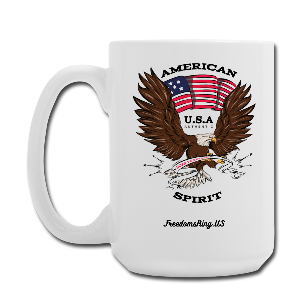 AMERICAN SPIRIT - Coffee/Tea Mug 15 oz - white