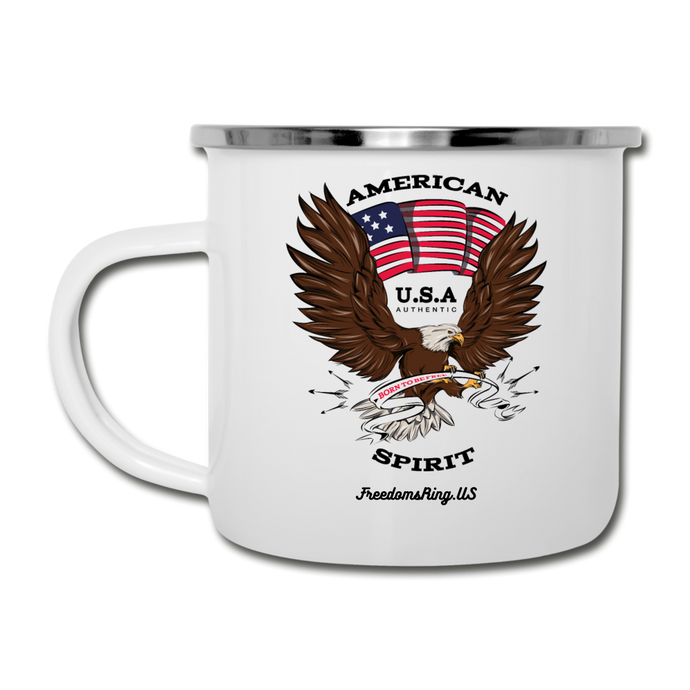 AMERICAN SPIRIT - Camper Mug - white