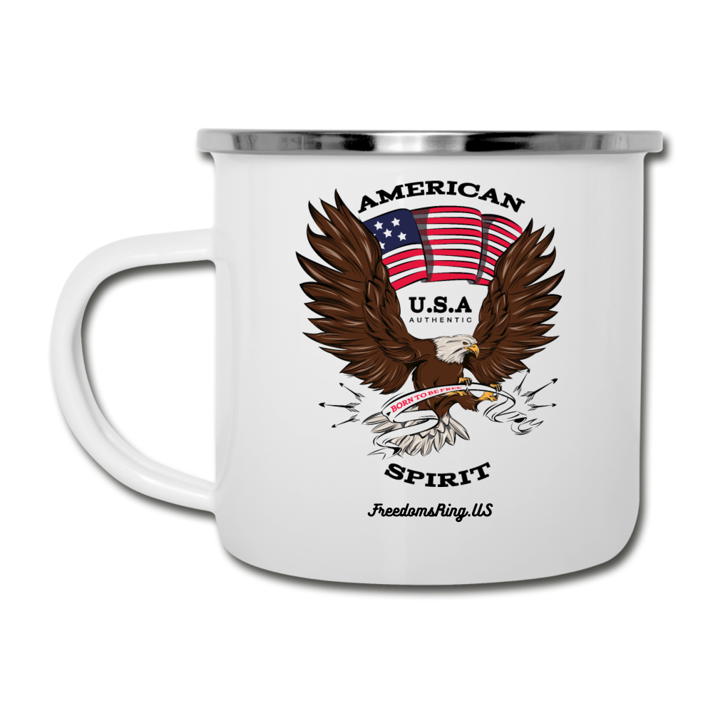 AMERICAN SPIRIT - Camper Mug - white