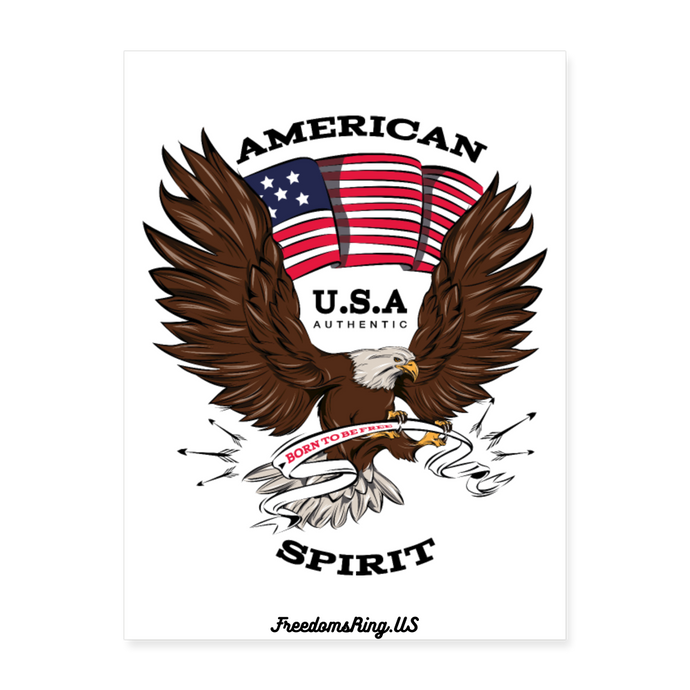 AMERICAN SPIRIT - Poster 18x24 - white