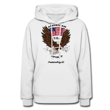 Load image into Gallery viewer, AMERICAN SPIRIT - Women&#39;s Hoodie - white
