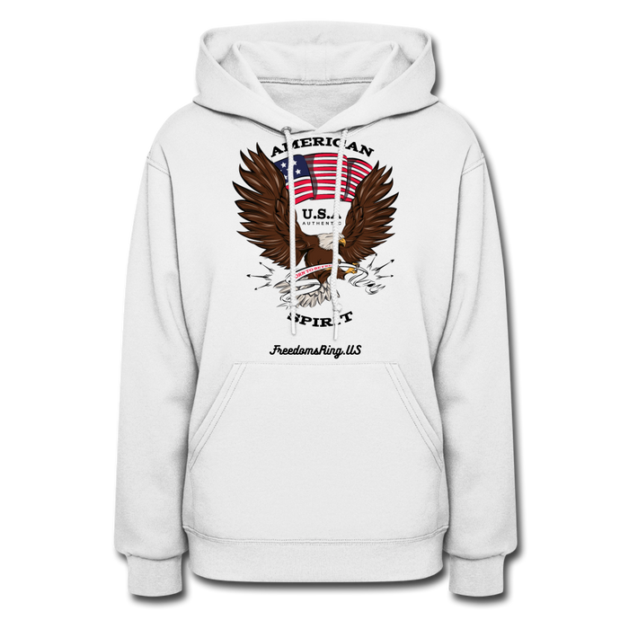 AMERICAN SPIRIT - Women's Hoodie - white