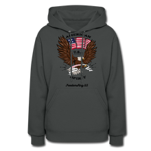 Load image into Gallery viewer, AMERICAN SPIRIT - Women&#39;s Hoodie - asphalt
