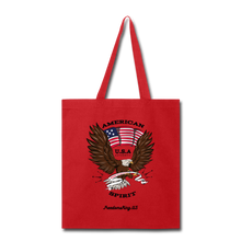 Load image into Gallery viewer, AMERICAN SPIRIT - Tote Bag - red
