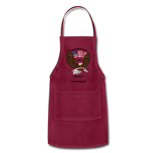 Load image into Gallery viewer, AMERICAN SPIRIT - Adjustable Apron - burgundy
