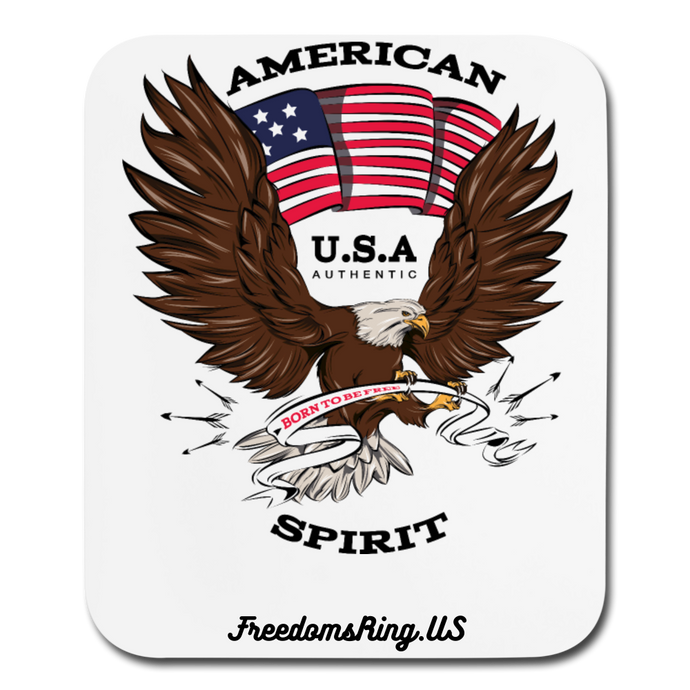 AMERICAN SPIRIT - Mouse pad Vertical - white