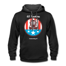 Load image into Gallery viewer, US TRUCKERS - Contrast Hoodie - black/asphalt
