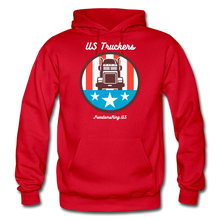 Load image into Gallery viewer, US TRUCKERS - Gildan Heavy Blend Adult Hoodie - red
