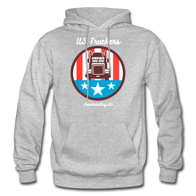 Load image into Gallery viewer, US TRUCKERS - Gildan Heavy Blend Adult Hoodie - heather gray
