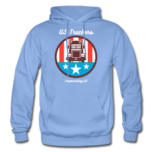 Load image into Gallery viewer, US TRUCKERS - Gildan Heavy Blend Adult Hoodie - carolina blue
