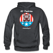 Load image into Gallery viewer, US TRUCKERS - Gildan Heavy Blend Adult Hoodie - charcoal gray
