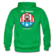 Load image into Gallery viewer, US TRUCKERS - Gildan Heavy Blend Adult Hoodie - kelly green
