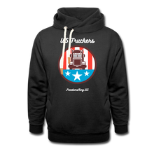 Load image into Gallery viewer, US TRUCKERS - Shawl Collar Hoodie - black
